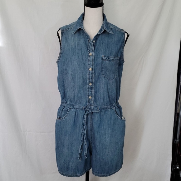 Universal Thread Pants - Denim Romper